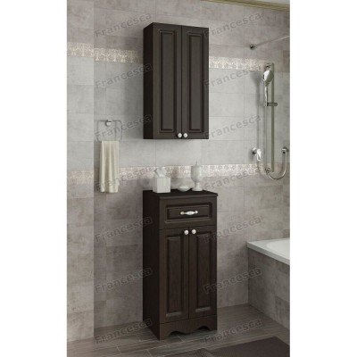 Шкаф навесной Francesca Avanti Империя 40 венге, с подсветкой-1