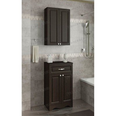 Шкаф навесной Francesca Avanti Империя 50 венге, с подсветкой-1