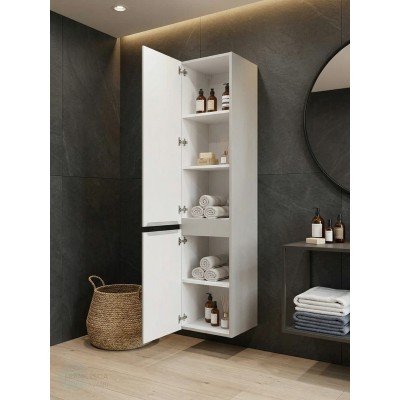 Шкаф-пенал Francesca Avanti Latina 33 серый-1