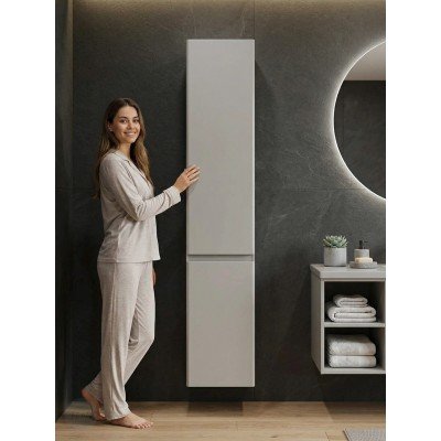 Шкаф-пенал Francesca Avanti Latina 33 серый-3