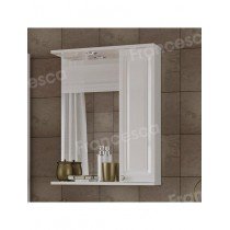 Шкаф-зеркало Francesca Avanti Империя 55 белый, правый