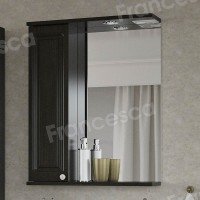 Шкаф-зеркало Francesca Avanti Империя 55 венге, левый