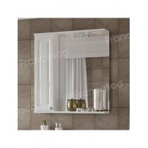 Шкаф-зеркало Francesca Avanti Империя 60 белый, левый