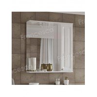 Шкаф-зеркало Francesca Avanti Империя 60 белый, правый