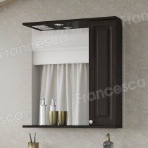 Шкаф-зеркало Francesca Avanti Империя 60 венге, правый