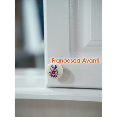 Шкаф-зеркало Francesca Avanti Империя 70 белый, правый-2