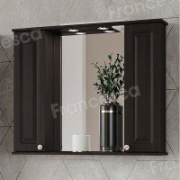 Шкаф-зеркало Francesca Avanti Империя 90 венге, 2 шкафа