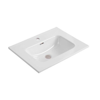 Тумба с раковиной Акватек Либра 60, с ящиками, дуб давос, серый матовый-3