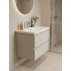 Тумба с раковиной Francesca Avanti Latina 50 подвесная, бежевая (ум. Moduo 50)--small-1