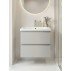 Тумба с раковиной Francesca Avanti Latina 50 подвесная, серая (ум. Moduo 50)-small