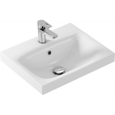 Тумба с раковиной Francesca Avanti Latina 50 подвесная, серая (ум. Moduo 50)-5