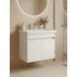 Тумба с раковиной Francesca Avanti Стокгольм 60 подвесная, с подсветкой (2 дв.,ум. Фостер 60)-small
