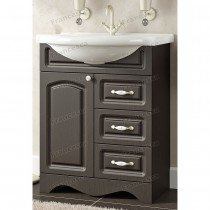 Тумба с раковиной Francesca Avanti Империя 65 венге (1дв+3ящ, ум. Элеганс 65) с подсветкой
