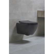 Унитаз подвесной beWash Bogen 88303670 с сиденьем микролифт, с функцией биде, черный матовый Унитаз подвесной beWash Bogen 88303670 с сиденьем микролифт, с функцией биде, черный матовый