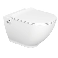Унитаз подвесной beWash Granville HRKA054H1VE0W5SZ0 безободковый, с функцией биде