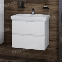 Тумба с раковиной Francesca Bianco 60 подвесная (ум. Грейс 60)