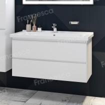 Тумба с раковиной Francesca Latina 100 подвесная (ум. Миранда 100)