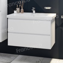 Тумба с раковиной Francesca Latina 80 подвесная (ум. Гармония 80)
