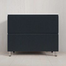 Тумба с раковиной Style Line Марокко 100 напольная, графит  ( ум. Соул 100)