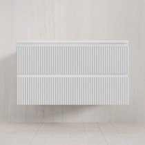 Тумба с раковиной Style Line Марокко 100 подвесная, белый матовый  ( ум. Соул 100)