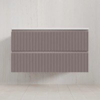 Тумба с раковиной Style Line Марокко 100 подвесная, тауп темный ( ум. Соул 100) Тумба с раковиной Style Line Марокко 100 подвесная, тауп темный ( ум. Соул 100)