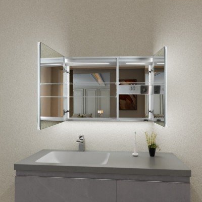 Зеркальный шкаф Esbano 100х70 ES-3810D-4