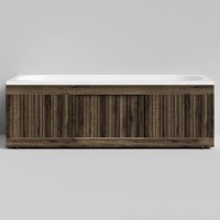 Экран-купе Vod-ok Тач 170, дуб крымский коричневый