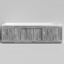 Экран-купе Vod-ok Тач 180, лиственница структурная контрастно-серая