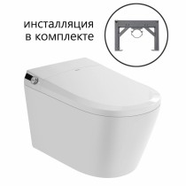 Комплект Abber Bequem AC1119S-AC0101P2, Унитаз-биде подвесной электронный+ Система инсталляции Комплект Abber Bequem AC1119S-AC0101P2, Унитаз-биде подвесной электронный+ Система инсталляции