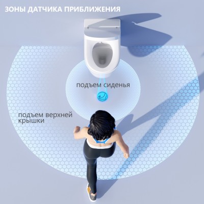 Комплект Abber Bequem AC1120S-AC0101P2, Унитаз-биде электронный подвесной+ Система инсталляции-6