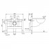 Комплект Abber Rechteck AC1202P-AC0101P, Унитаз подвесной безободковый, с импульсным смывом + Система инсталляции--small-4