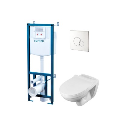 Комплект Santek Бореаль 1WH501544 кнопка хром глянец