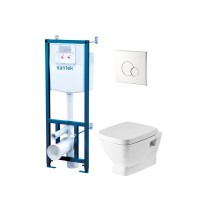 Комплект Santek Нео 1WH501543 кнопка хром глянец