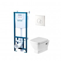 Комплект Santek Нео 1WH501543 кнопка хром глянец Комплект Santek Нео 1WH501543 кнопка хром глянец