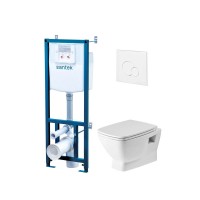 Комплект Santek Нео Rimless 1WH501758 кнопка белая
