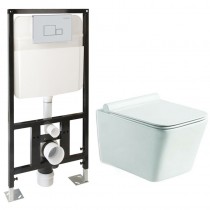 Комплект унитаз подвесной+Инсталляция SantiLine с кнопкой хром квадрат SL-5007+SL-01 Комплект унитаз подвесной+Инсталляция SantiLine с кнопкой хром квадрат SL-5007+SL-01