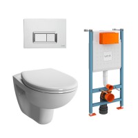 Комплект VitrA Normus 9773B003-7200 кнопка хром