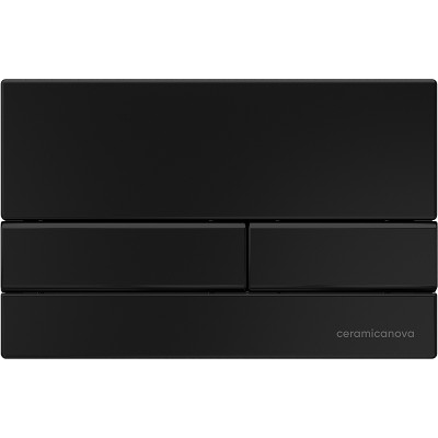 Система инсталляции для унитазов Ceramica Nova Envision Flat CN1002B кнопка черная матовая-1