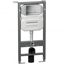 Система инсталляции для унитазов Ceramica Nova Envision Flat CN1002M кнопка хром матовый Система инсталляции для унитазов Ceramica Nova Envision Flat CN1002M кнопка хром матовый