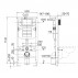 Система инсталляции для унитазов Ceramica Nova Envision Flat CN1002M кнопка хром матовый--small-3