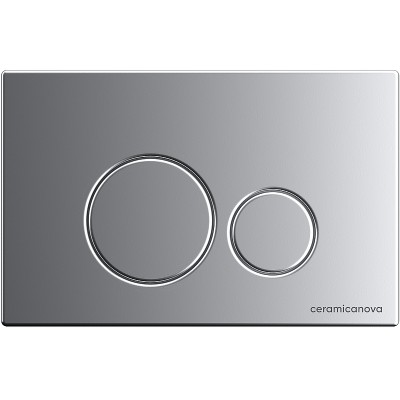 Система инсталляции для унитазов Ceramica Nova Envision Round CN1001M кнопка хром матовый-1