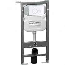 Система инсталляции для унитазов Ceramica Nova Envision Round CN1001W кнопка белая Система инсталляции для унитазов Ceramica Nova Envision Round CN1001W кнопка белая