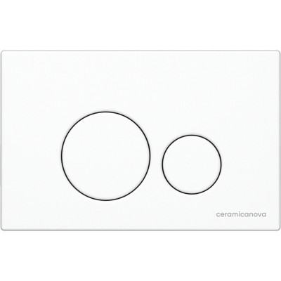 Система инсталляции для унитазов Ceramica Nova Envision Round CN1001W кнопка белая-1