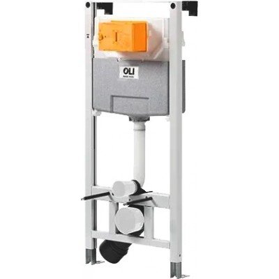 Система инсталляции для унитазов OLI Oli 120 eco 879236 Sanitarblock mechanic с кнопкой смыва белый