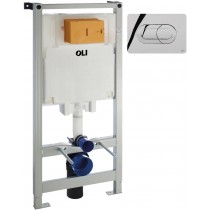 Система инсталляции для унитазов OLI Oli 80 300573 с кнопкой смыва Salina Система инсталляции для унитазов OLI Oli 80 300573 с кнопкой смыва Salina