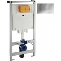 Система инсталляции для унитазов OLI Oli 80 с кнопкой смыва Slim Система инсталляции для унитазов OLI Oli 80 с кнопкой смыва Slim