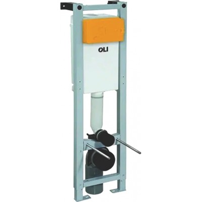 Система инсталляции для унитазов OLI Quadra 141945 пневматическая, крепления fast-fit