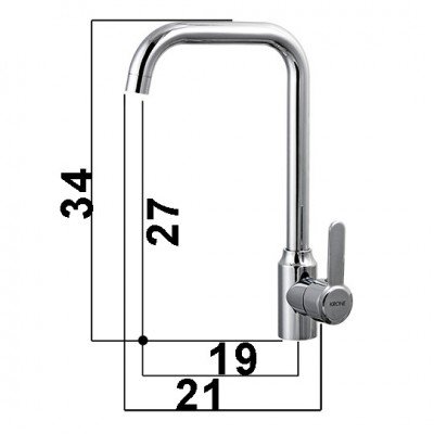 Смеситель для кухни KRONE L3039-1