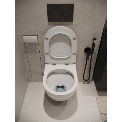 Комплект унитаза с инсталляцией Agger ATI03100+APB144, кнопка смыва черная-11