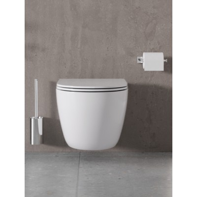 Комплект унитаза с инсталляцией Agger ATI03100+APB144, кнопка смыва черная-4